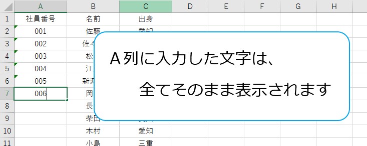 書式設定の変更方法