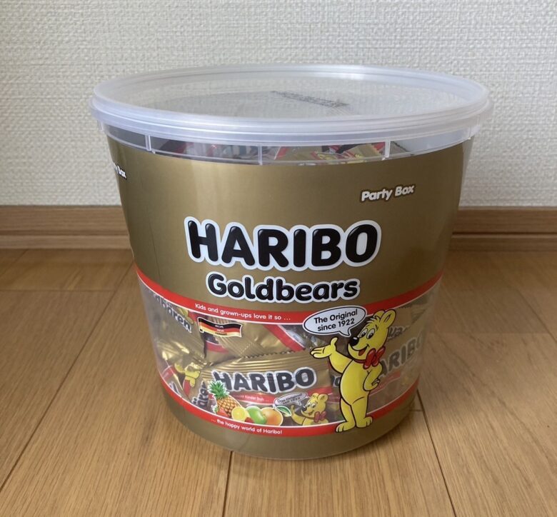 HARIBO「ゴールドベア」ドラム